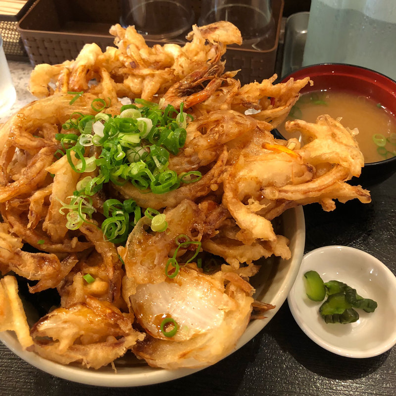 大地のかきあげ丼(天ぷら酒場 大地)