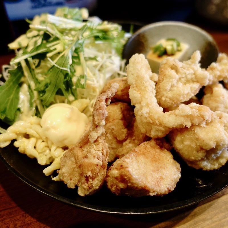 ゆず胡椒からあげ定食(ジョニーのからあげ 昭和町店)