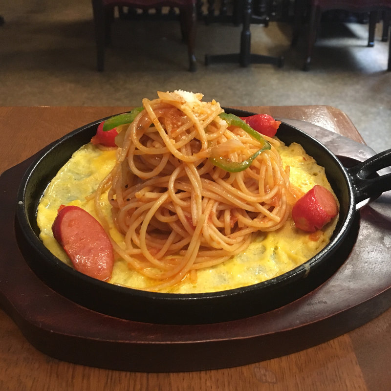 鉄板ナポリタン(千成屋珈琲店 （センナリヤコーヒーテン）)
