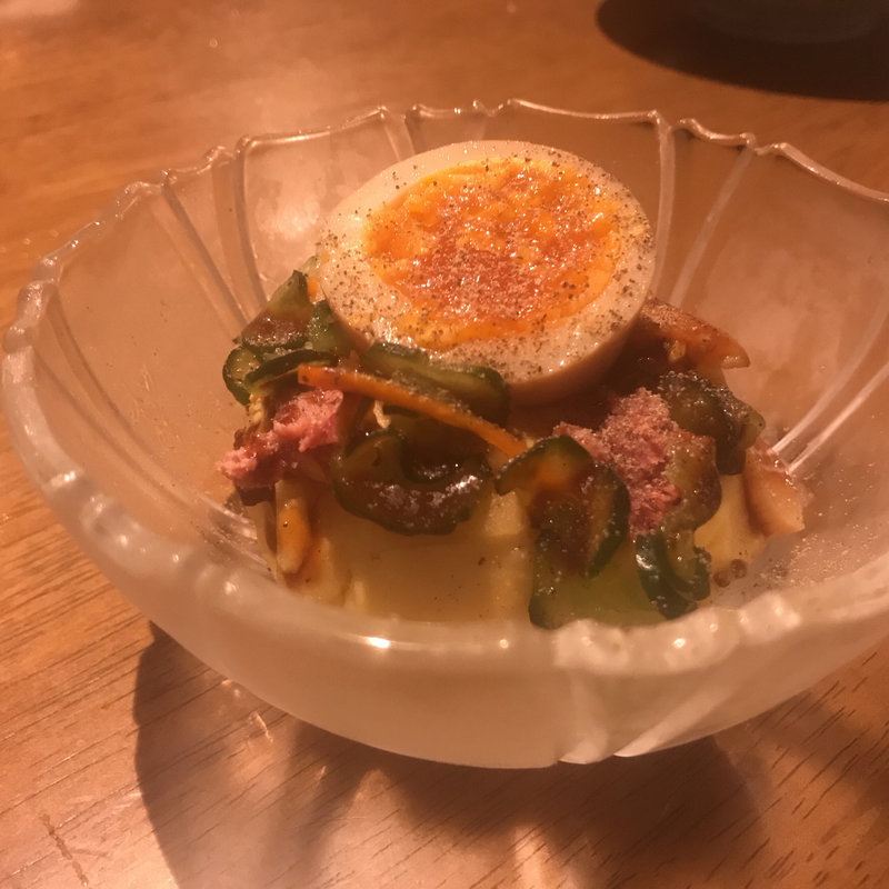 燻製ポテトサラダ(京ダイニング 上七軒)