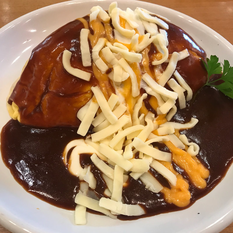 特濃！！トリプルチーズデミオムライス(エッグボード アピタ向山店)