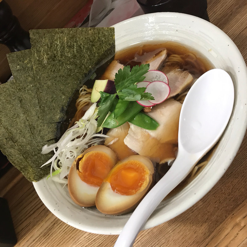 鶏ガラ煮干し 冷やしラーメン(らぁ麺 しろ)