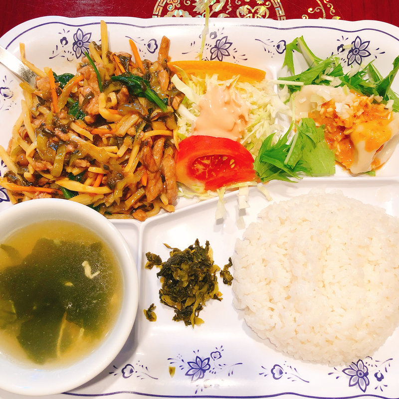 牛肉と高菜のピリ辛炒め(中華楼 本店 （チュウカロウ）)