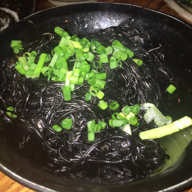 イカスミソーメン(まーちぬ家 )