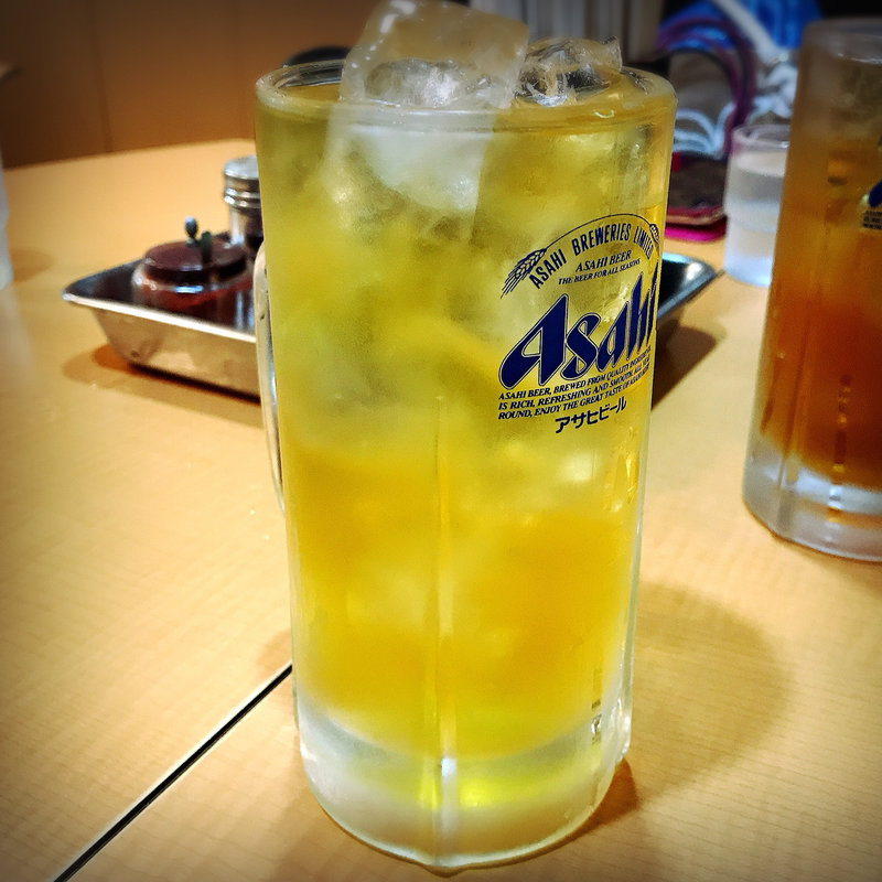 緑茶割り(支那そば 勝丸 （しなそば・かつまる）)