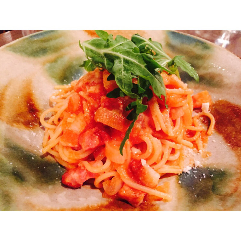 ベーコントマトソーススパゲッティ(Sante （サンテ）)