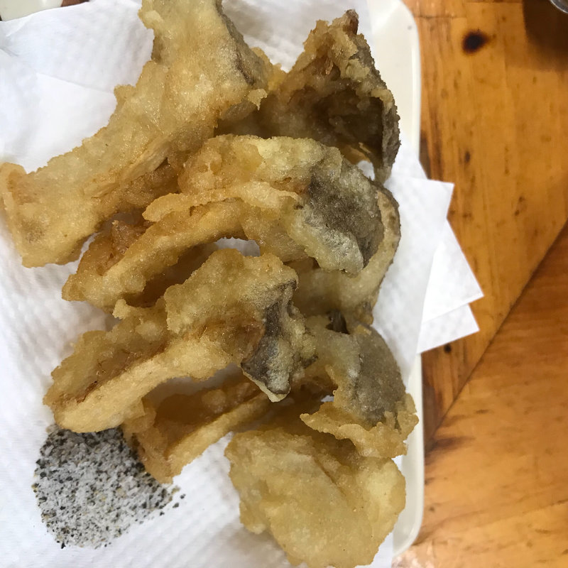 エリンギ天ぷら(もつやき ばん)