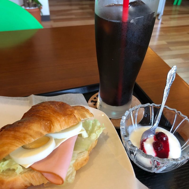 クロワッサンサンドセット(Co.FUN カフェ)