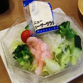 甘えびと5品目野菜のシーザーサラダ(かっぱ寿司 川崎市ノ坪店)
