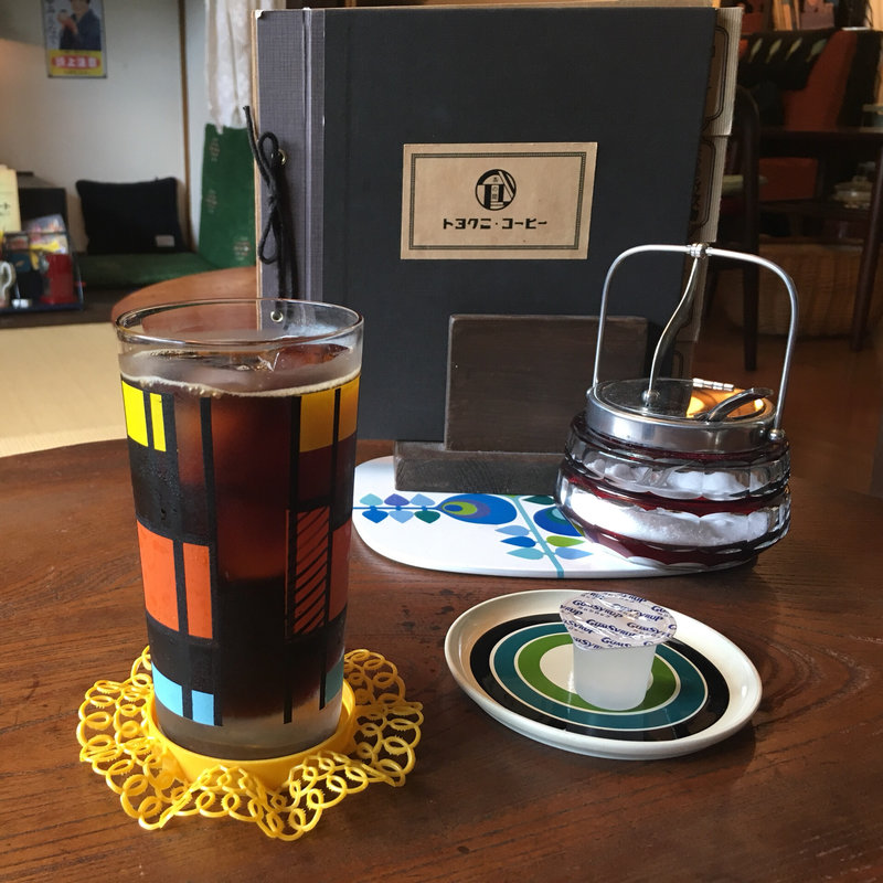 挽きたてアイスコーヒー(トヨクニコーヒー・ニカイ)