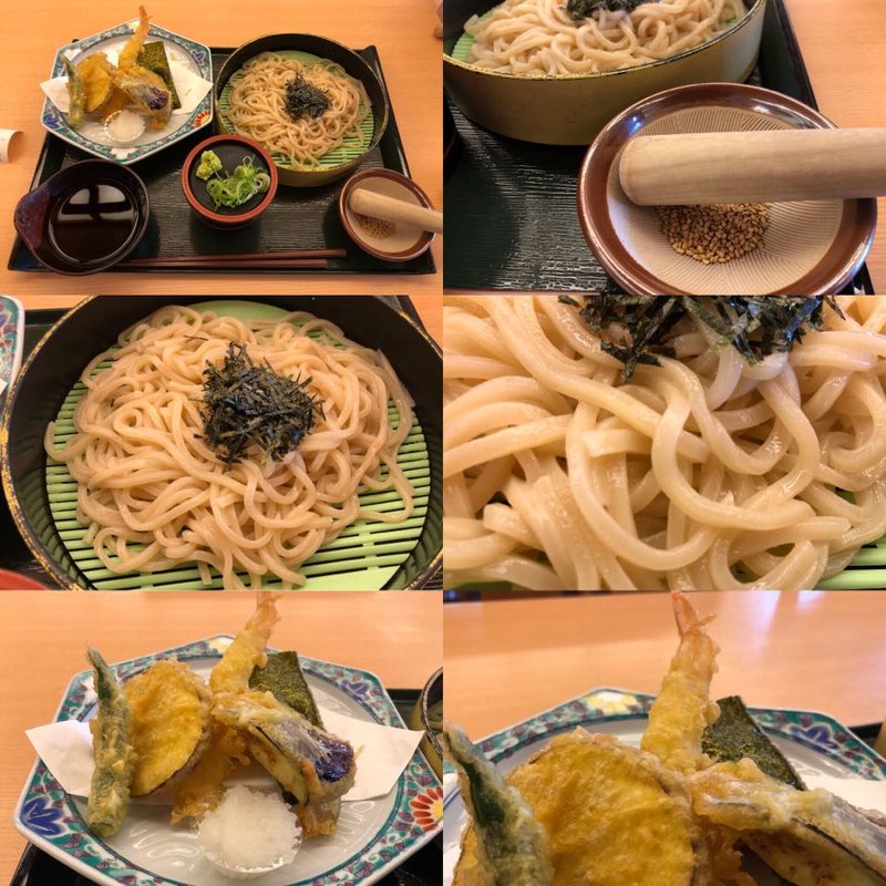 天ざるうどん(玄うどん)(お食事処 本家さぬきや)