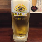 ビール 中ジョッキ(焼鳥 十蔵 舞松原店)
