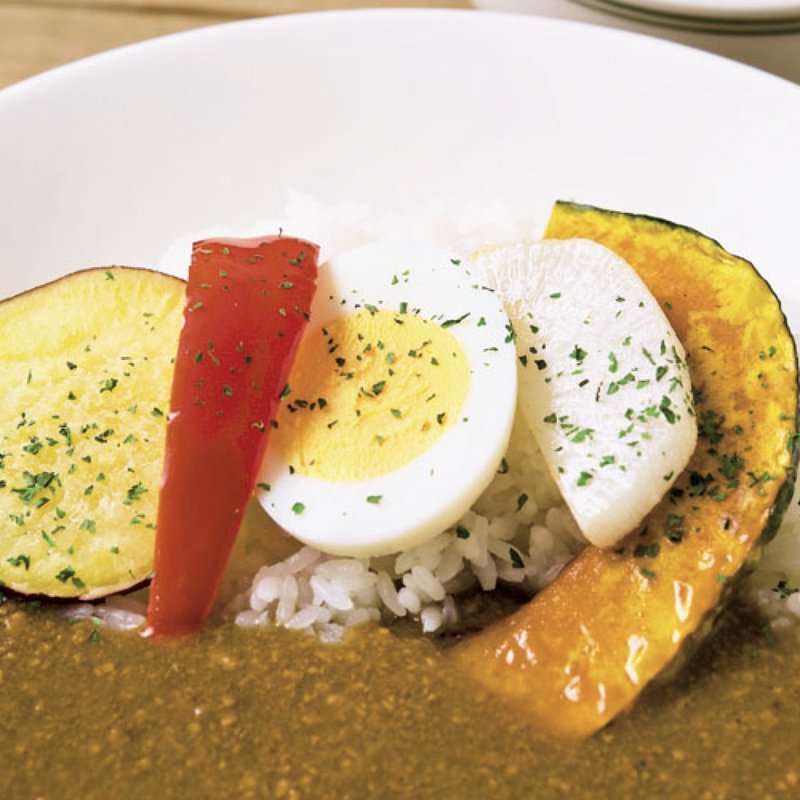 ひき肉のカレー季節の野菜添え(マノ カフェ （mano cafe）)