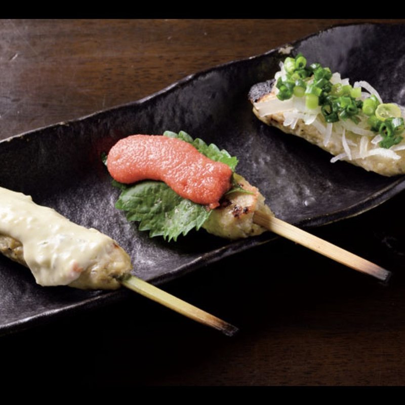 おまかせつくね三種盛(喜三郎農場)