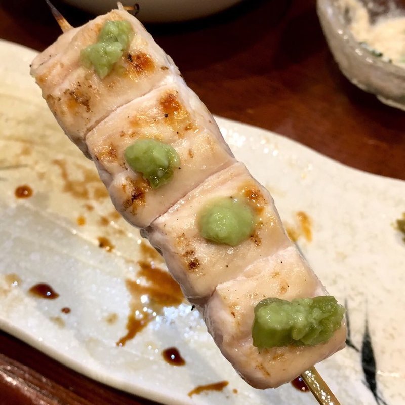 ささみワサビ串(焼鳥 十蔵 舞松原店)