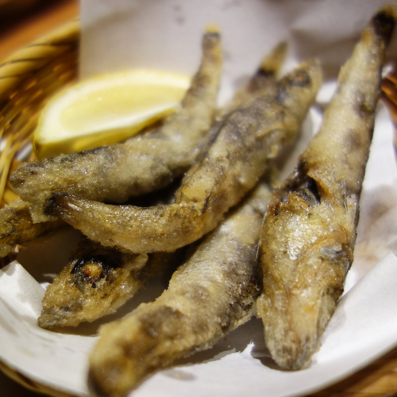 メヒカリの唐揚げ(魚民 姪浜北口駅前店)