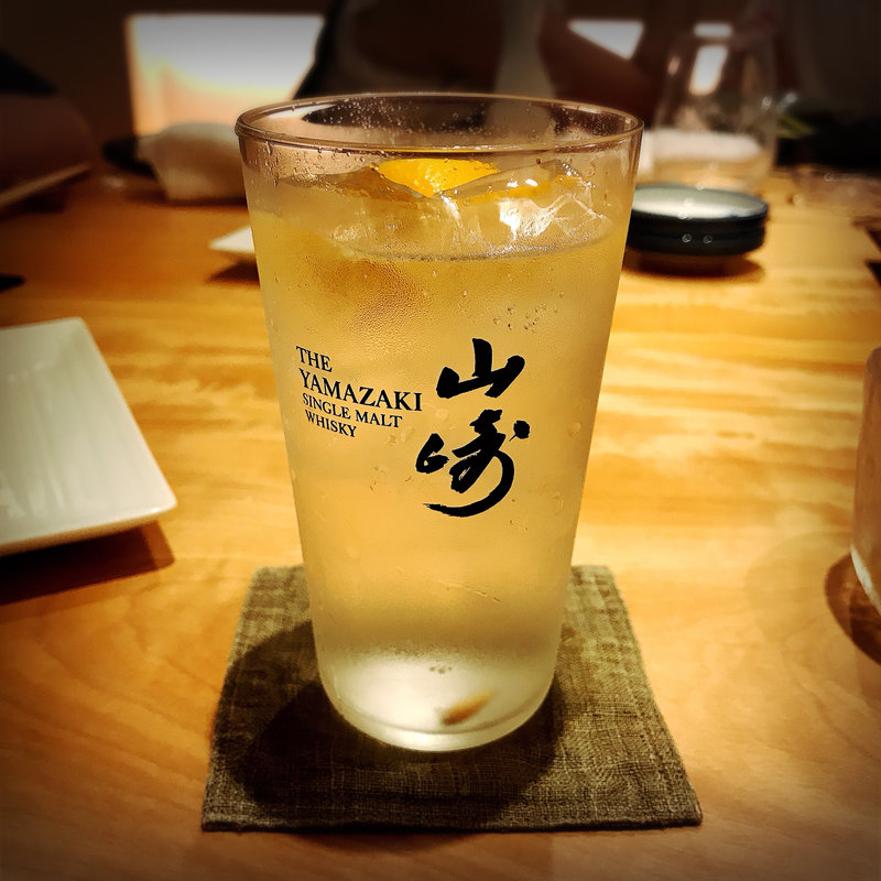 白岳のレモンサワー(馬刺料理と季節の割烹 そま莉)