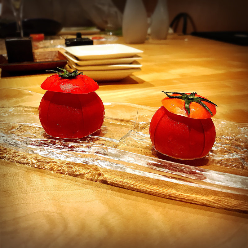 熊本直送トマト(馬刺料理と季節の割烹 そま莉)