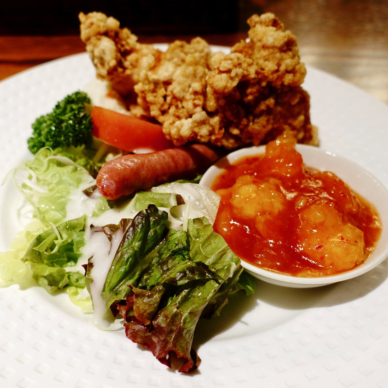 阿波乙女鶏唐揚ランチA(ニューミュンヘン 阪神百貨店梅田本店)