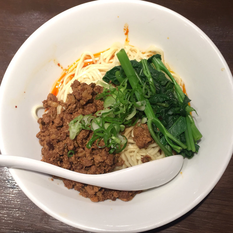 成都式汁なし坦々麺(六坊担担面)