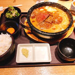桜 味噌煮込みハンバーグ(和牛贅沢ハンバーグ 翔山亭)
