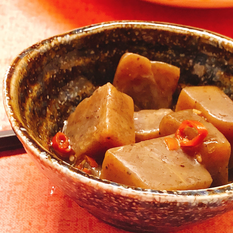 ピリ辛こんにゃく(西口やきとん広場 )