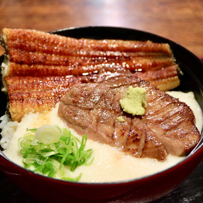 選べるとろろ丼 牛タン&うなぎ(愛鷹路 伊豆海 （あしたかじ いずみ）)