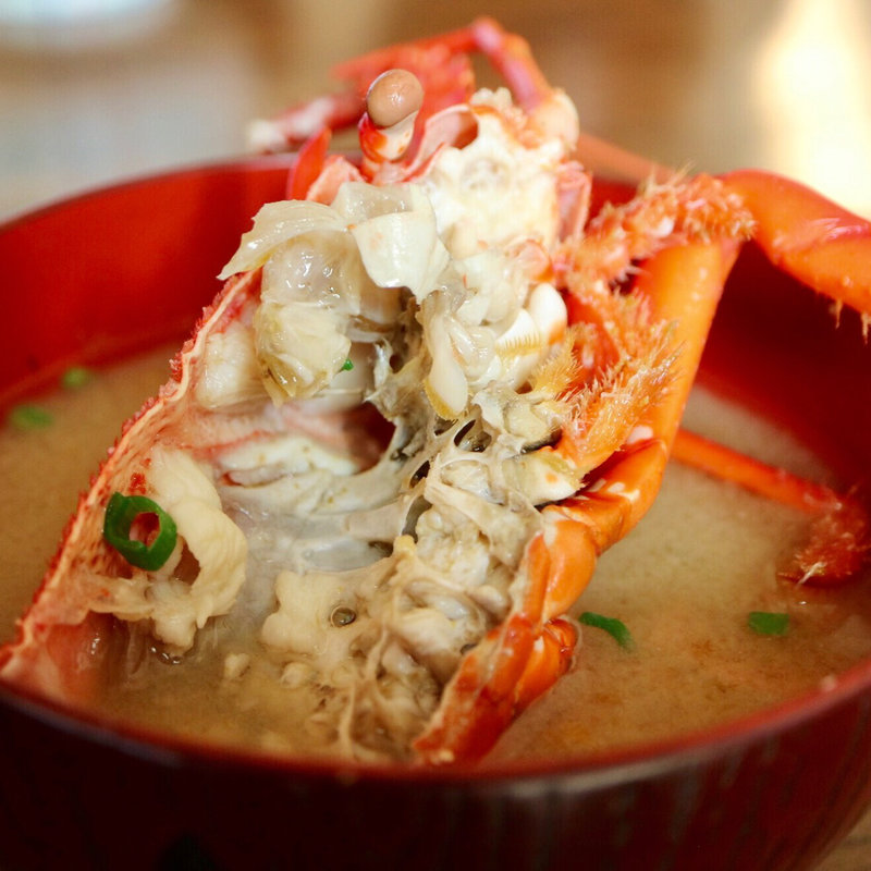 伊勢海老の味噌汁(たんぼ )