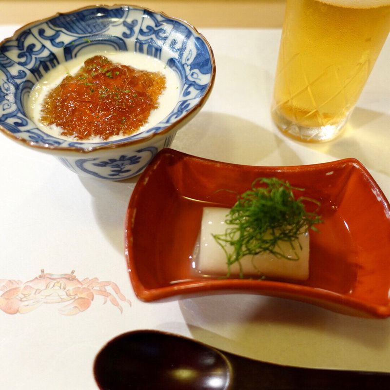 湯葉と雲丹(ひろ作 （ひろさく）)