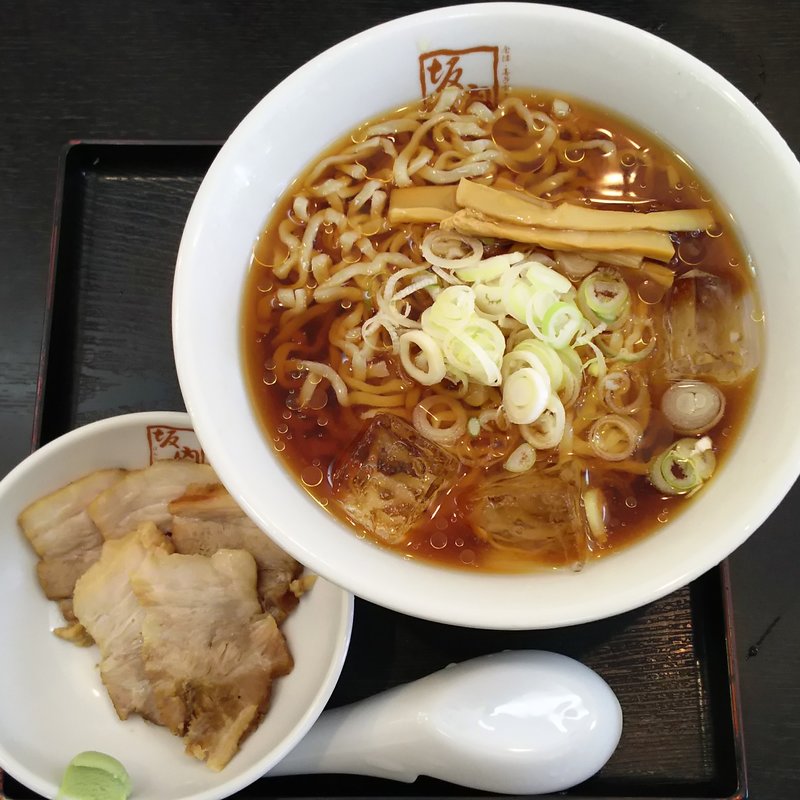 和風冷やしラーメン(喜多方ラーメン坂内 川崎東田店)