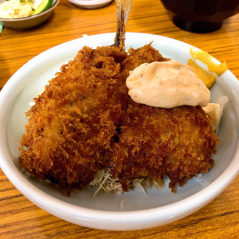 アジフライ(とんかつ八千代 （とんかつ・やちよ）)