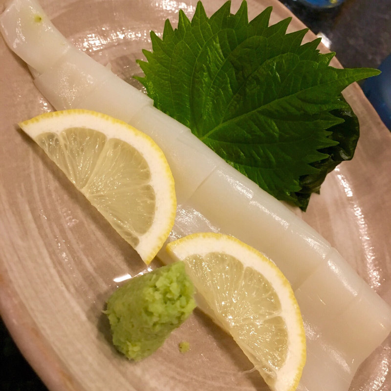 ヤリイカ刺(キッチンしゃもじ)