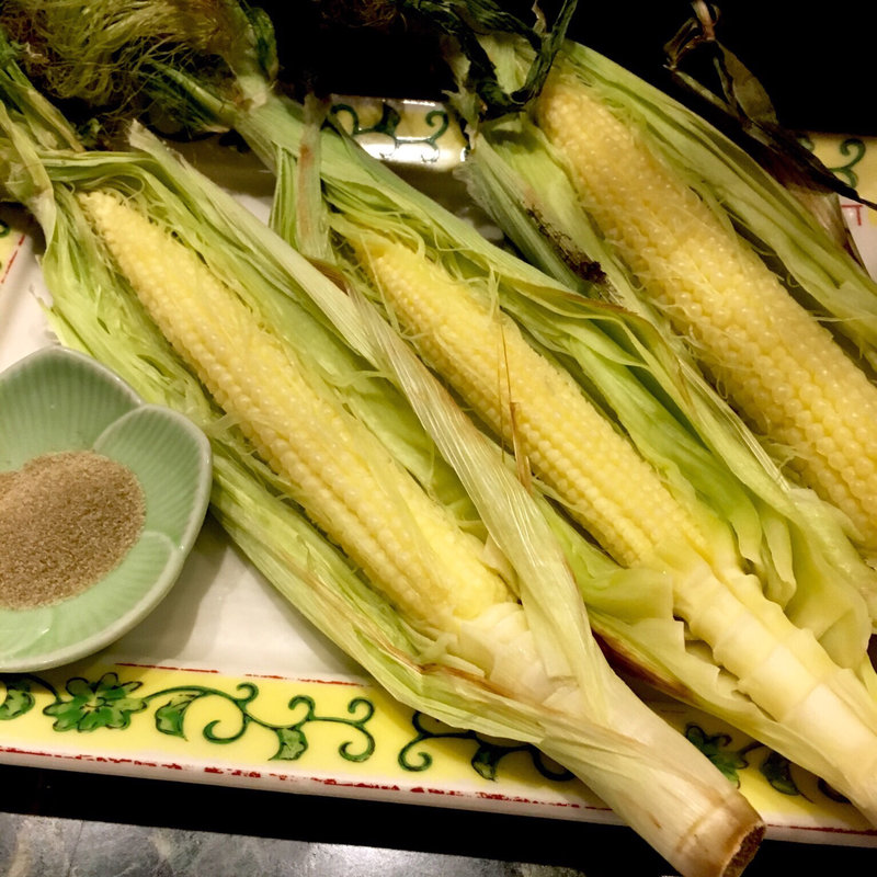 ヤングコーン焼(キッチンしゃもじ)