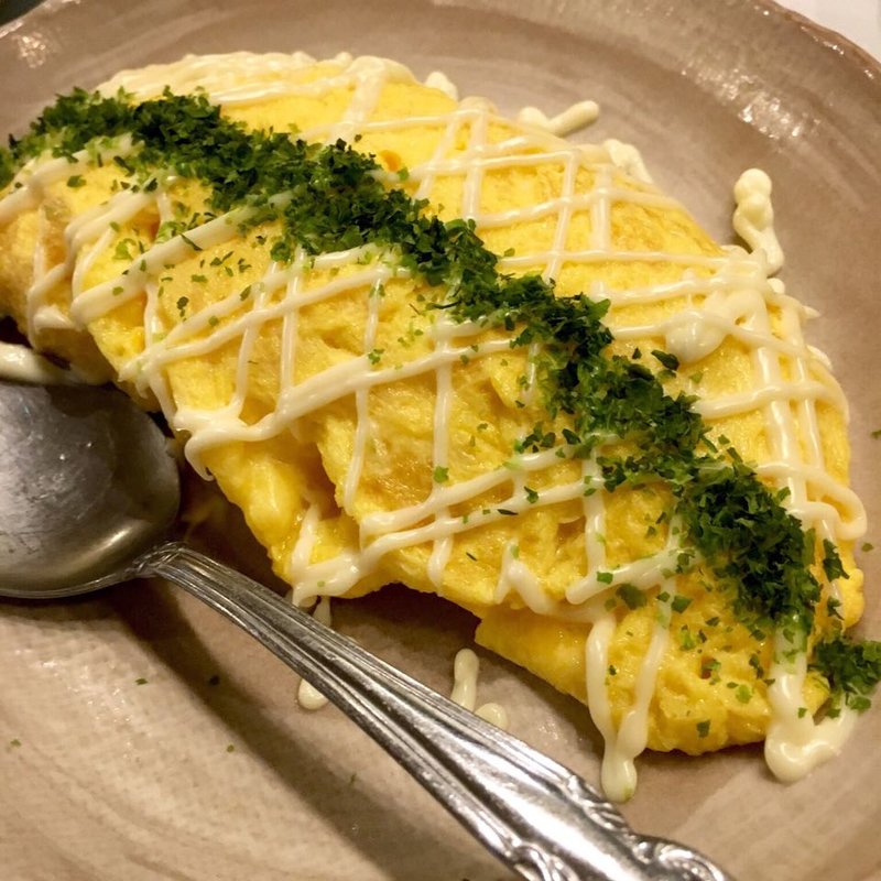 明太オムレツ(キッチンしゃもじ)