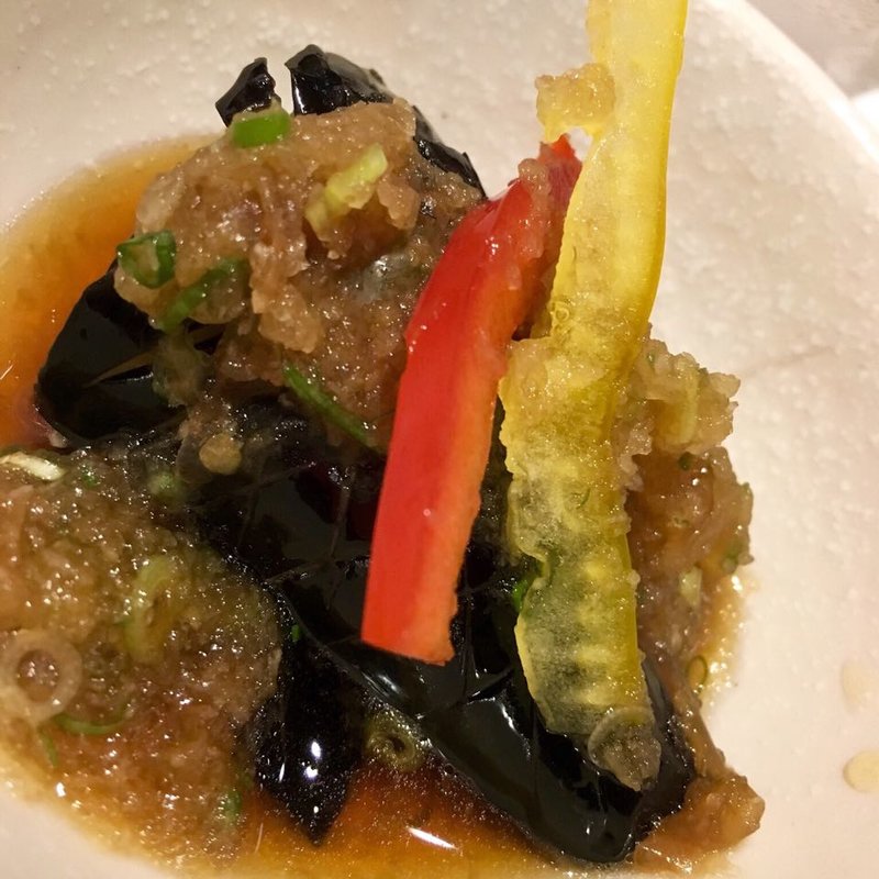 ナスの揚げ浸し(六ヶ城)