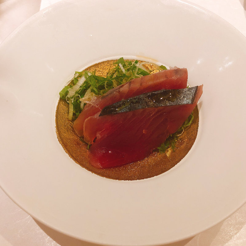 鰹のサラダ(鮨 青海)