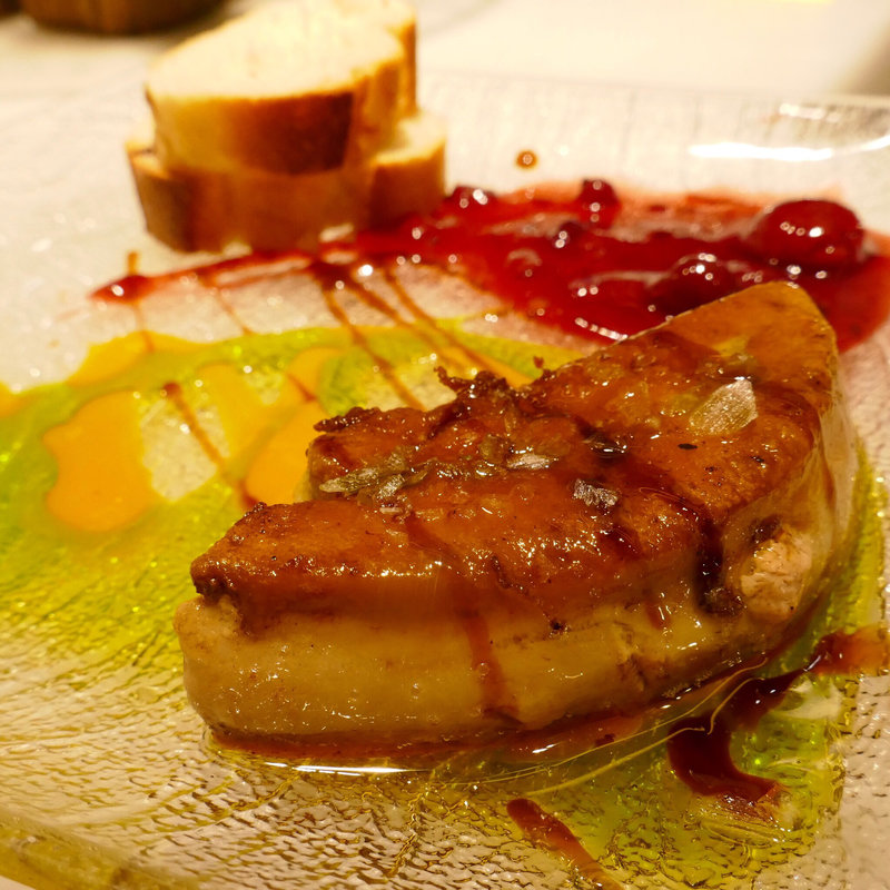 フォアグラのピンチョ(Bar Zuga)