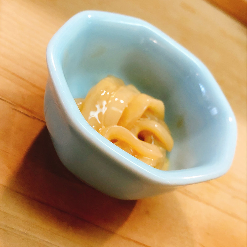 お通し(美家古鮨柳橋本店)