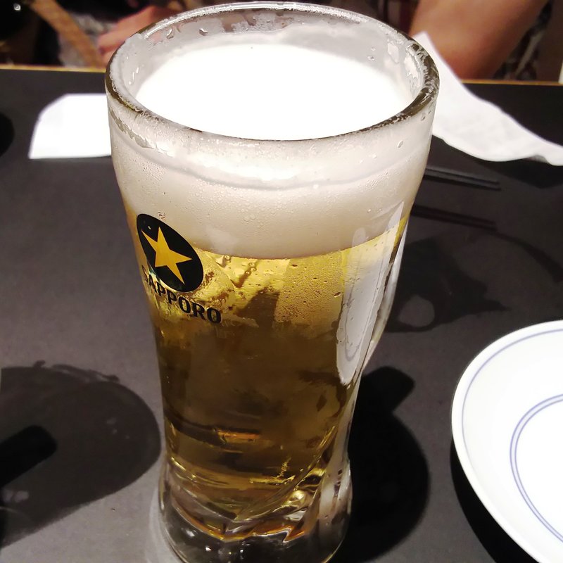 生ビール(全力鶏 武蔵小杉店)