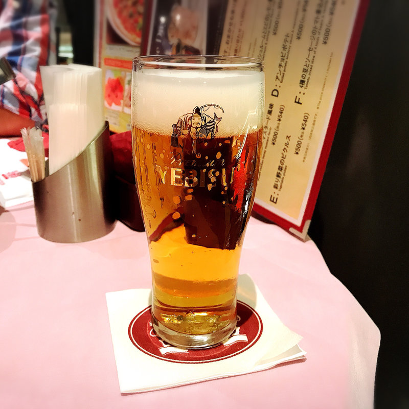 エビス生ビール(ビヤステーション 恵比寿ガーデンプレイス店)