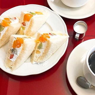 フルーツサンド(喫茶静香)