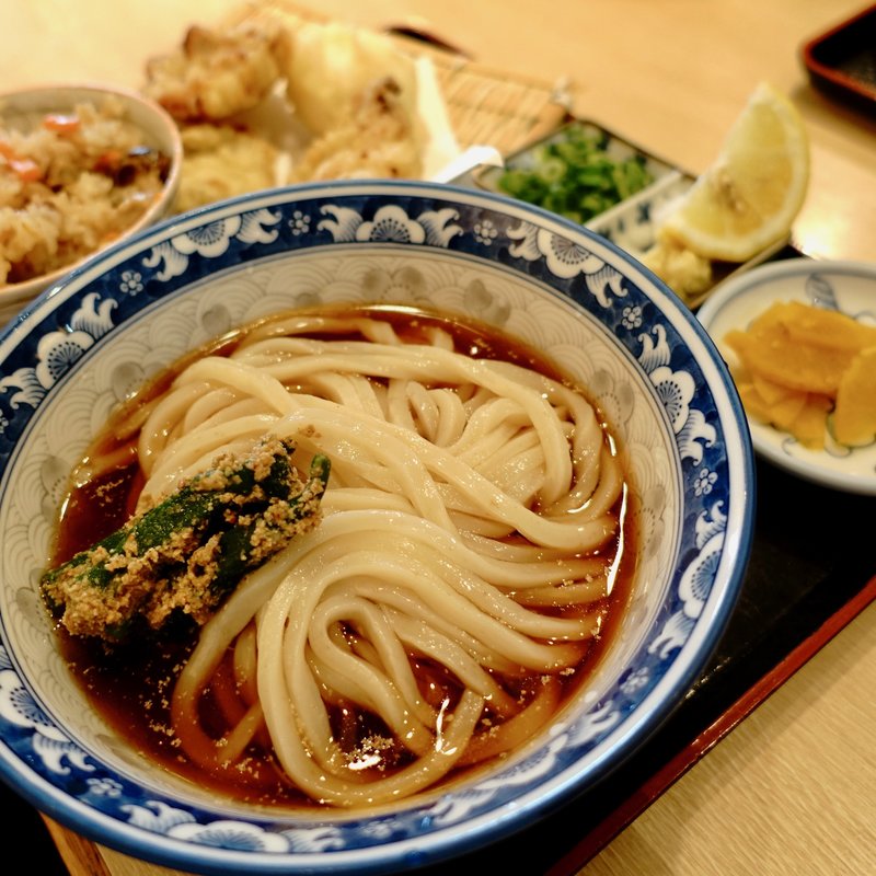 親子天ぶっかけ定食(釜ひろ)