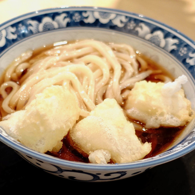あげもちぶっかけうどん(釜ひろ)