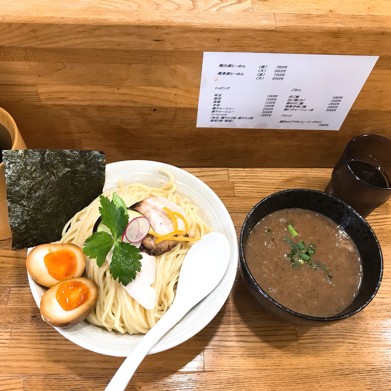 濃厚魚介つけ麺 特盛り(らぁ麺 しろ)