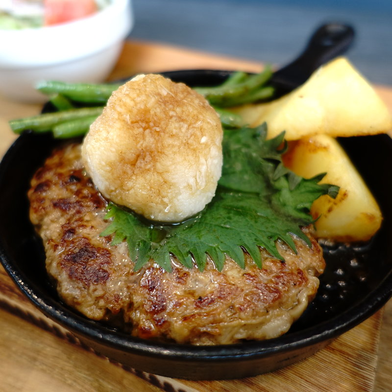 ハンバーグランチ　和風おろしポンズ(鉄板焼ダイニング 椿)