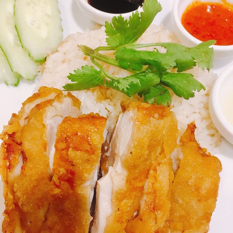 海南フライドチキンライス(小)(海南チキンライス 夢飯)