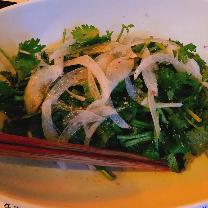 パクチーサラダ(海南鶏飯食堂2 恵比寿店)