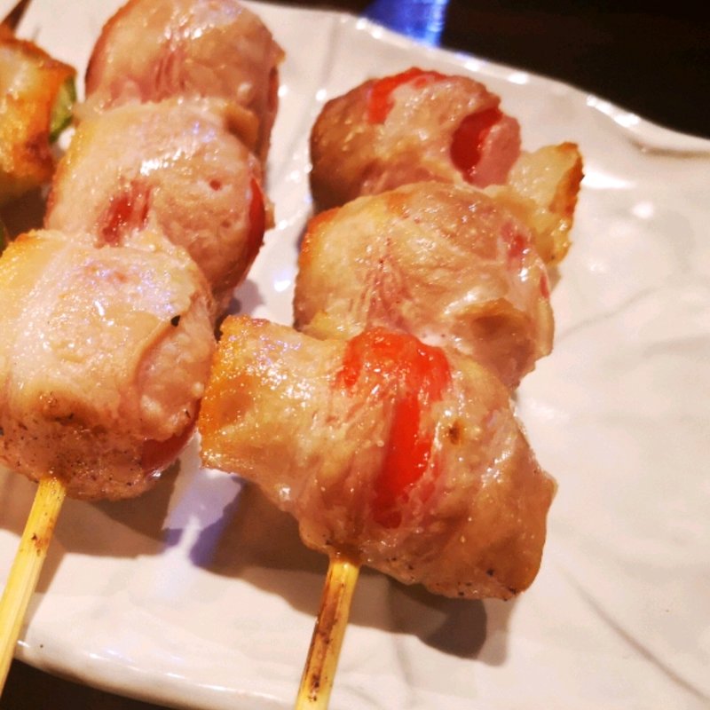 トマト肉巻き(やきとり家 すみれ 調布店 )