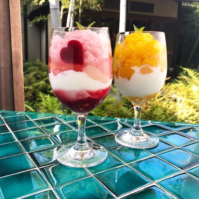 ぱふぇ氷(Salon de KANBAYASHI 上林春松本店 （サロンドカンバヤシ）)