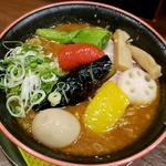 夏野菜入り次世代キーマカレーラーメン(まりお流 )